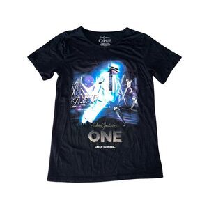 Michael Jackson ONE Cirque du Soleil Graphic T-Shirt Black Unisex M